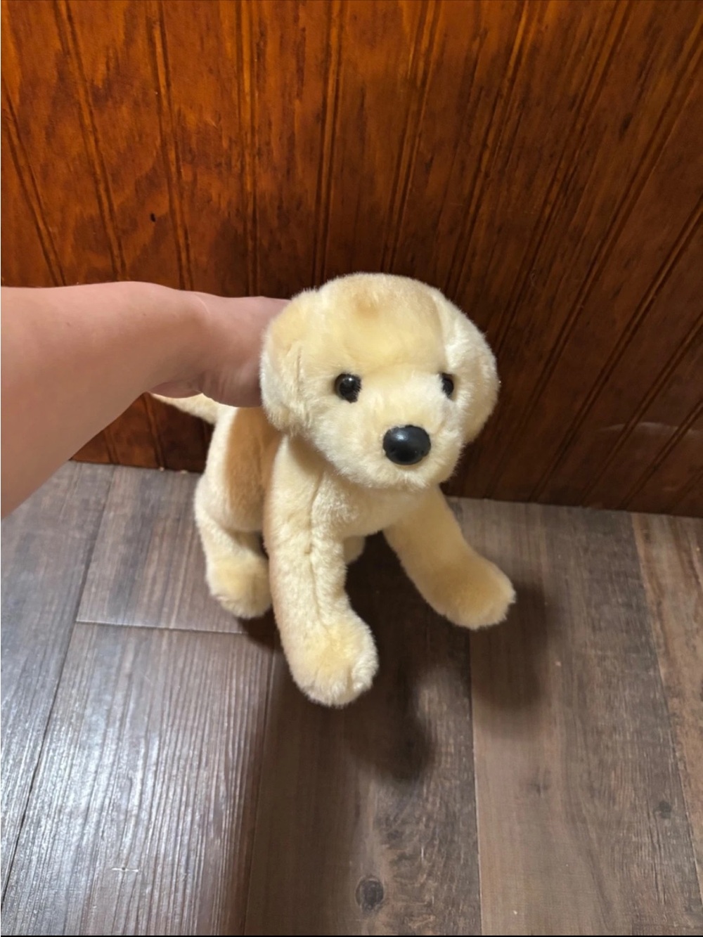 Plush Yellow Labrador Stuffed Dog